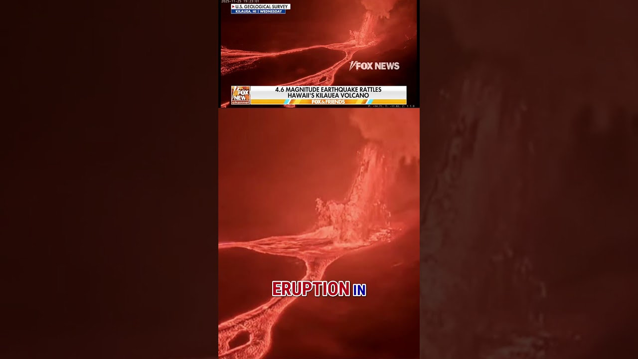 Earthquake RATTLES Hawaii's Kilauea volcano #foxnews #news #us #fox