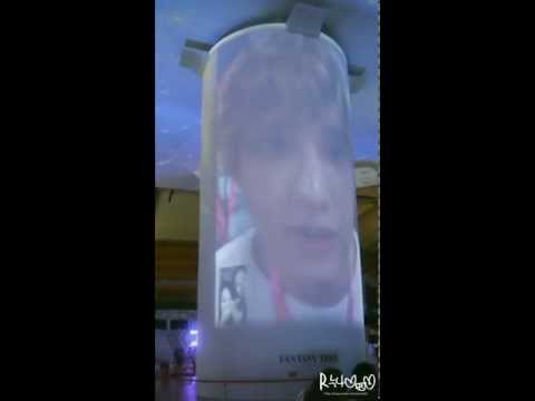 120812 EXO 영상통화 in SM Art Exhibition