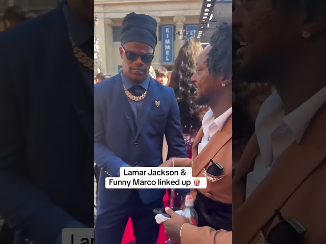 Lamar Jackson 🤝 FunnyMarco