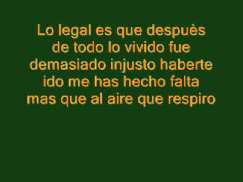 El Bebeto - Lo Legal. (Con letra)