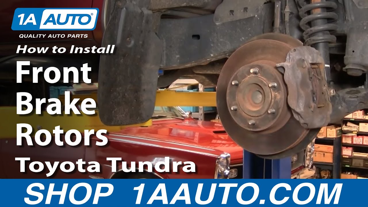 how to replace front brake pads on 2001 toyota tundra #7