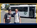 2 friends travel 1,400 miles on public transit from Mexico to Canada border