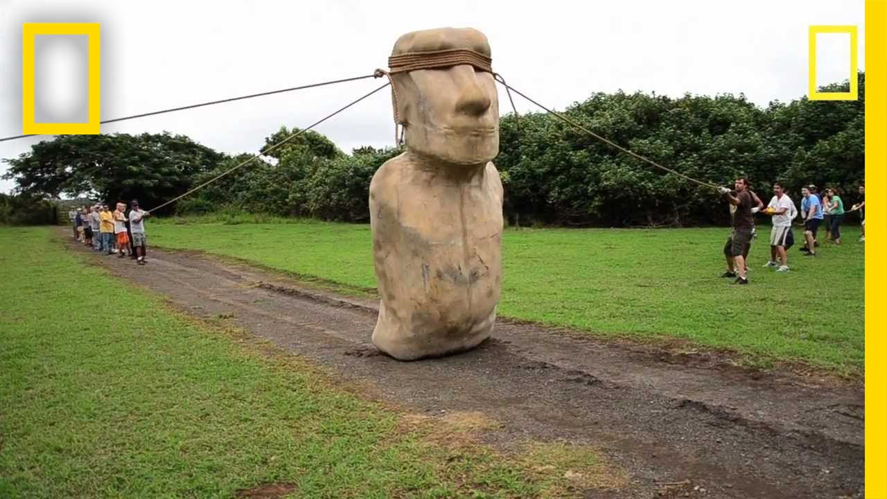 scientists-make-easter-island-statue-walk-youtube