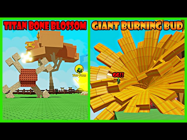 TITAAAANNN!! Aku Mendapatkan Bone Blossom & Buning Bud Raksasa - Roblox Grow A Garden