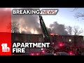 Fire affects dozens of apartment units in Woodlawn