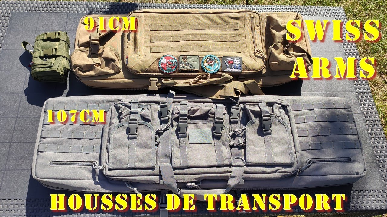 Gear - Housses de transport Swiss Arms - bonus : tapis de tir révisée [French]