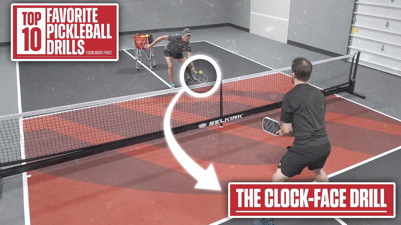 Pickleball Clock-Face Drill: Cooperative Dinking Drill for Warm-Ups
