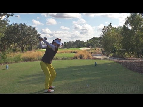 Anthony Kim Swing Driver Down The Line