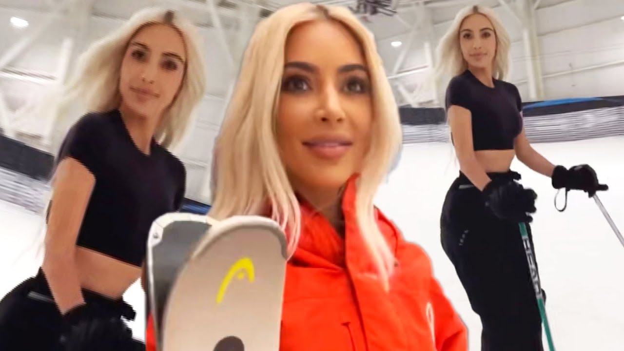 Kim Kardashian SHOWS OFF Ski Skills!