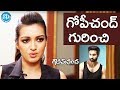 Catherine Tresa About Gopichand And His New Look