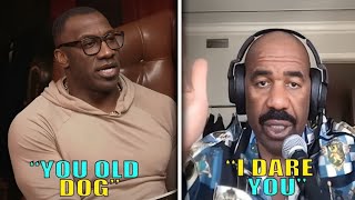 Shannon Sharpe Responds To Steve Harvey's Threats On Katt Williams: "Not Having It"