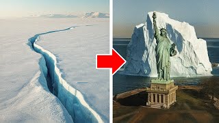 От Антарктиды только что откололся гигантский айсберг — вот куда он направляется