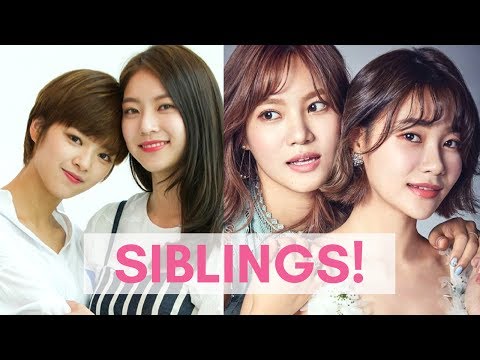 Famous KOREAN Celebrity SIBLINGS!