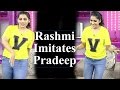 Rashmi Gautam imitates anchor Pradeep, comments on Suma