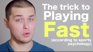 The trick for playing bass fast (according to sports psychology)