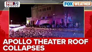 Roof Of Apollo Theater Collapses During Concert As Storm Rips Through Illinois