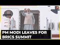 PM Narendra Modi leaves for BRICS Summit in Johannesburg