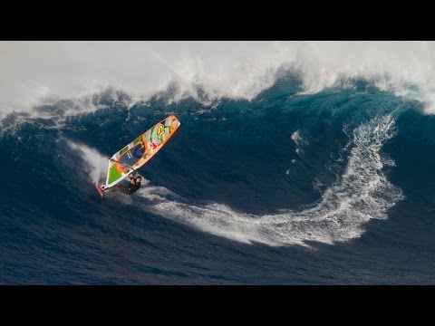 Windsurfing Huge Waves at Jaws - Jason Polakow Chronicles 