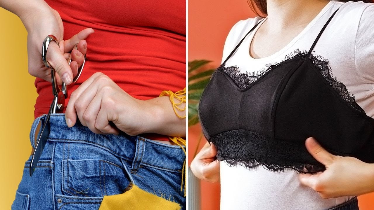 Turn Old Clothes into Something New with a Few Cuts & Simple Hacks! ✂️✨