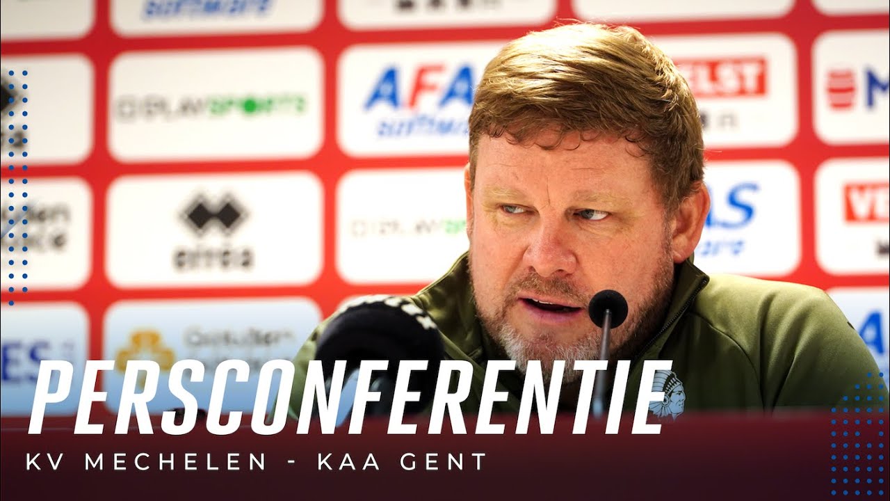 Persconferentie na KV Mechelen - KAA Gent