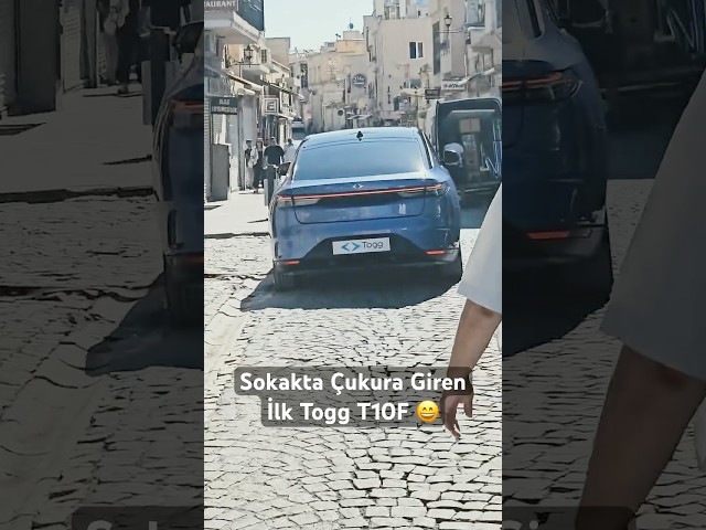 Togg T10F Mardin Sokaklarında Reklam Çekiminde