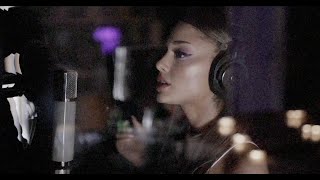 studio footage: vocal arranging the “positions” bridge - ariana grande