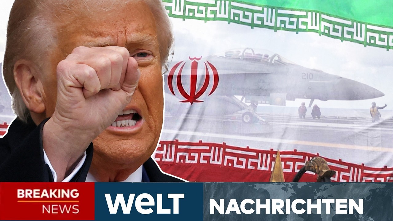 IRAN: "Ihr werdet in der Hölle leben!" Trump macht ernst! USA drohen mit Mega-Angriff | WELT STREAM