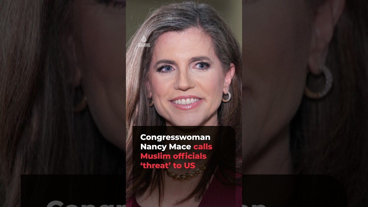 US Congresswoman Nancy Mace calls Muslim officials ‘threat’ to US | #ajshorts