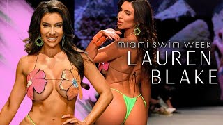 Check Out Latest Video: Lauren Blake in Slow Motion Miami Swim Week | Model Video