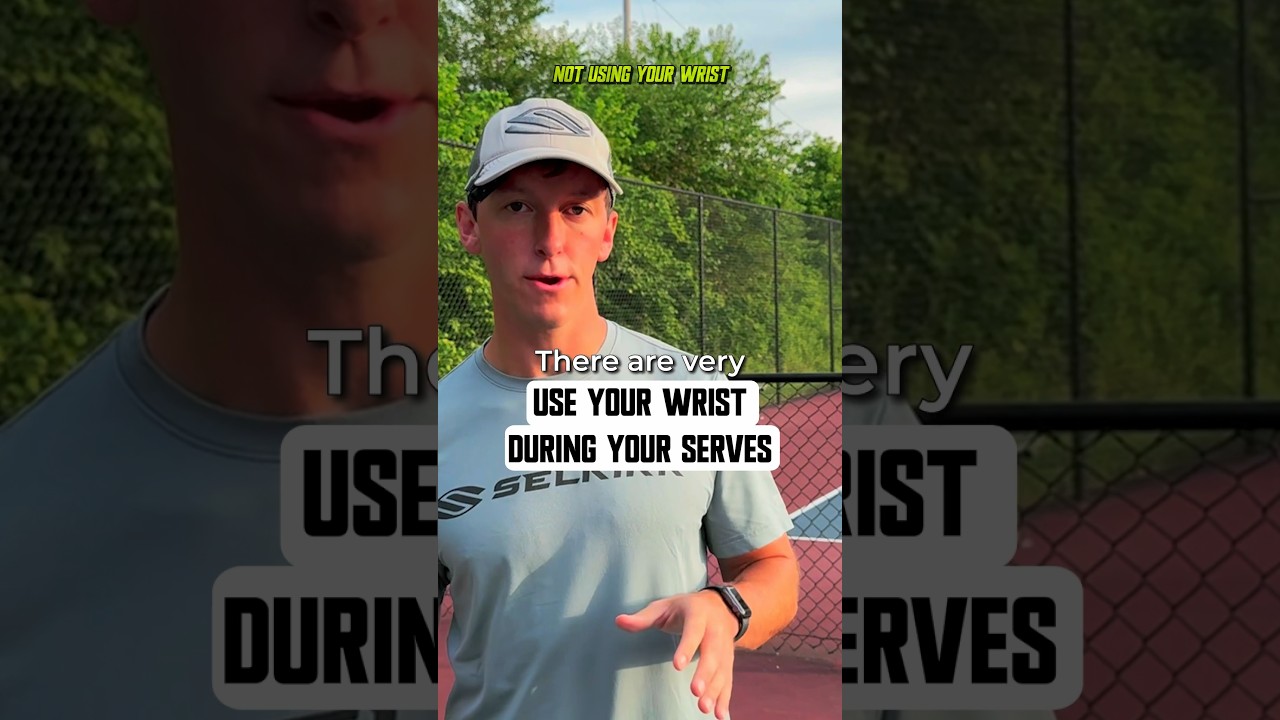 Use Your Wrist During Your Pickleball Serve
