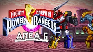 Area 6 - Megazord vs. Mutitus - Mighty Morphin Power Rangers (SNES)