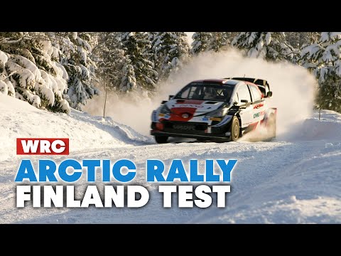 RAW: Toyota Gazoo Racing Testing for Arctic Rally Finland - WRC 2021