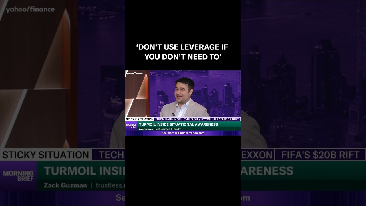 One big investing lesson: 'Don't use leverage if you don't need to'