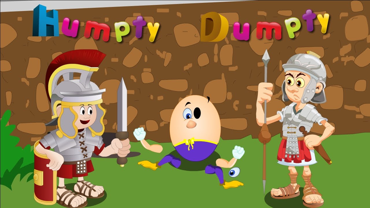 humpty dumpty sat on the wall english nursery rhyme animation video ...