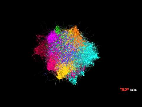 Visualizing the TEDx idea network - YouTube