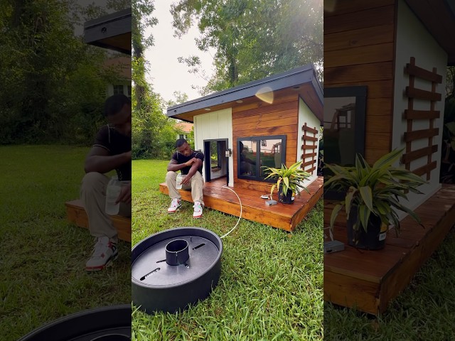 My Neighbor called for a doghouse and I gave them a doghouse. Shout out to Angi for the help￼