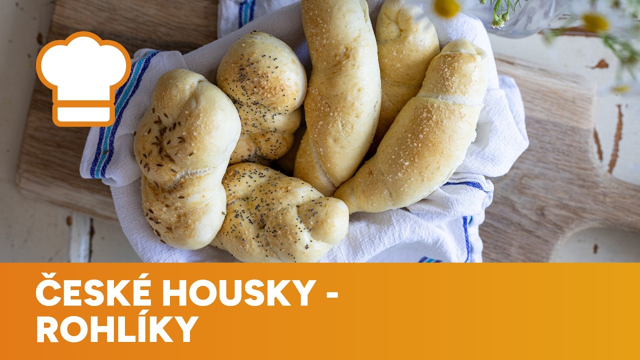 České housky-rohlíky: Chce to trochu cviku, ale výsledkem budete ohromeni