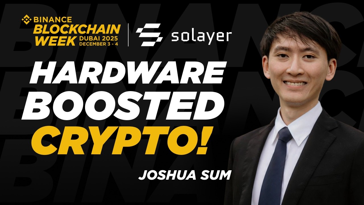 What If You Could Use Crypto Without WAITING? | Joshua Sum on Solayer: Accelerating Web3 Experiences