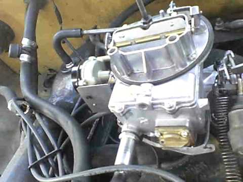 Ford 360 2bbl carb 1974 4 speed 2 wheel drive - YouTube 1966 thunderbird vacuum diagram 
