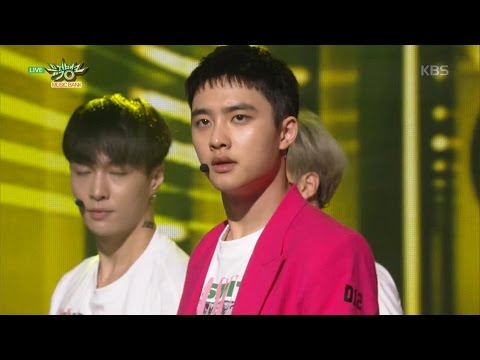 뮤직뱅크 - EXO, 가요계 평정 예고하며 화려하게 컴백! ‘Lucky One’.20160610