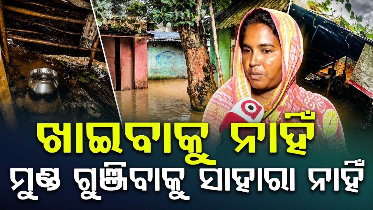 Brahmani Flood Havoc: Villages Submerged, Houses Collapse In Dandisahi, Odisha | Argus News