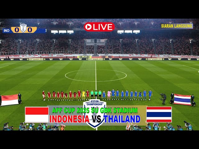 [LIVE] INDONESIA VS THAILAND U23 AFF CUP 2025 SUGBK STADIUM  SIMULASI GAME #part30