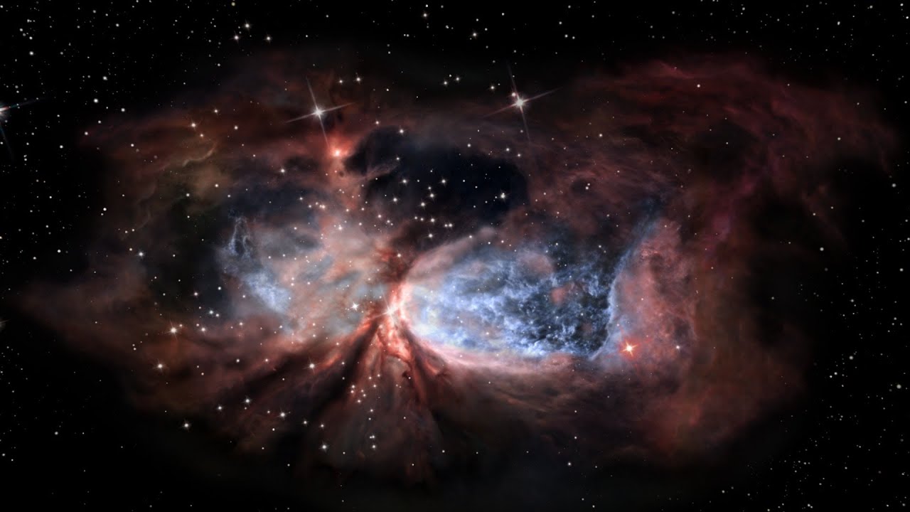 Celestial Snow Angel: Star-forming Region Sharpless 2-106 - YouTube