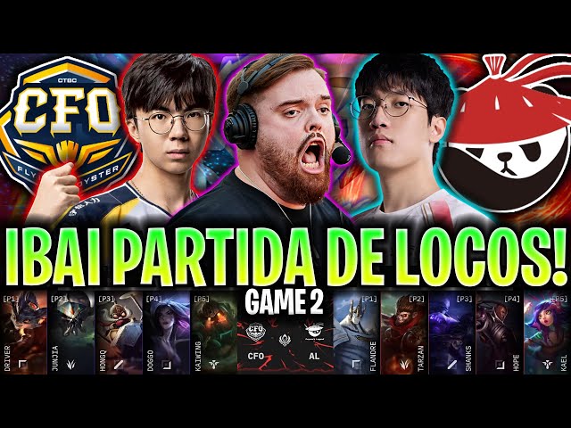 IBAI CASTEA LA PARTIDA MÁS LOCA DEL MSI!😱EL LOL ESTÁ MUERTO!😂 | CFO vs AL Game 2 MSI 2025 IBAI
