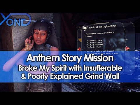 Anthem Story Mission Broke My Spirit with Insufferable & Poorly Explained Grind Wall
