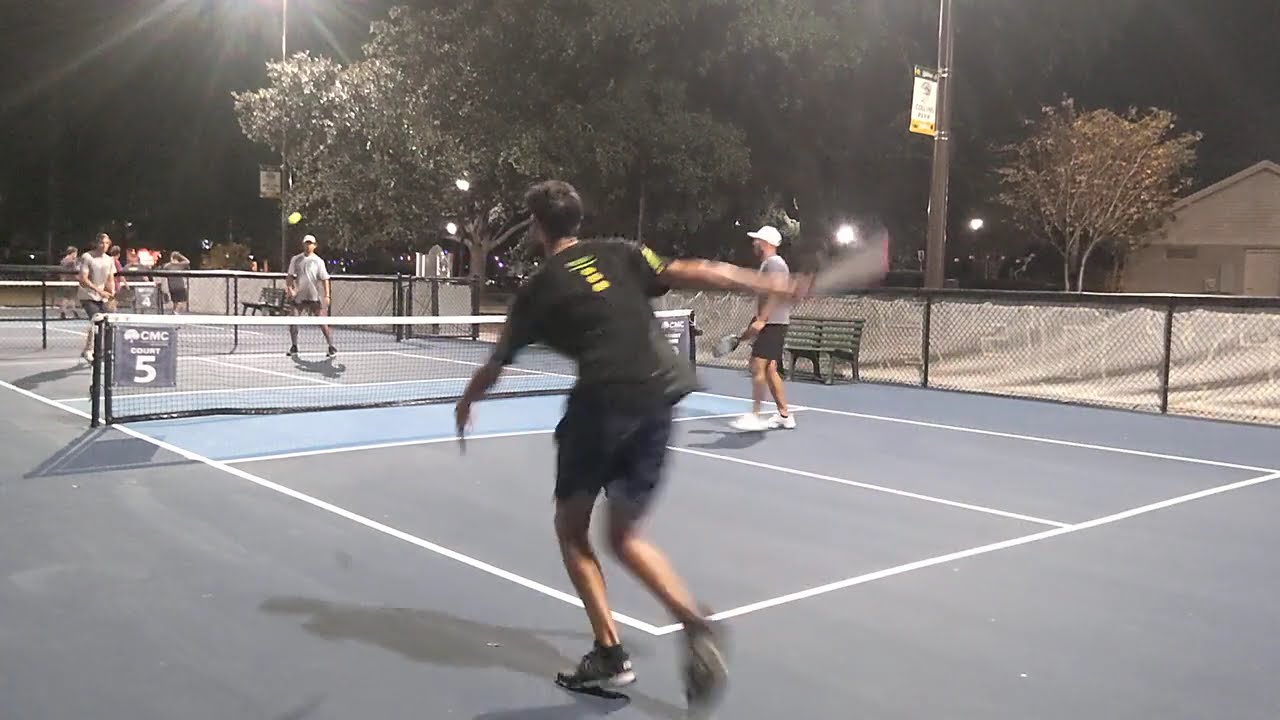 5.0 KID NEWLY SPONSERED BY HEAD DOMINATES! 4.0 Pickleball Game at Collins Park in Conway, SC