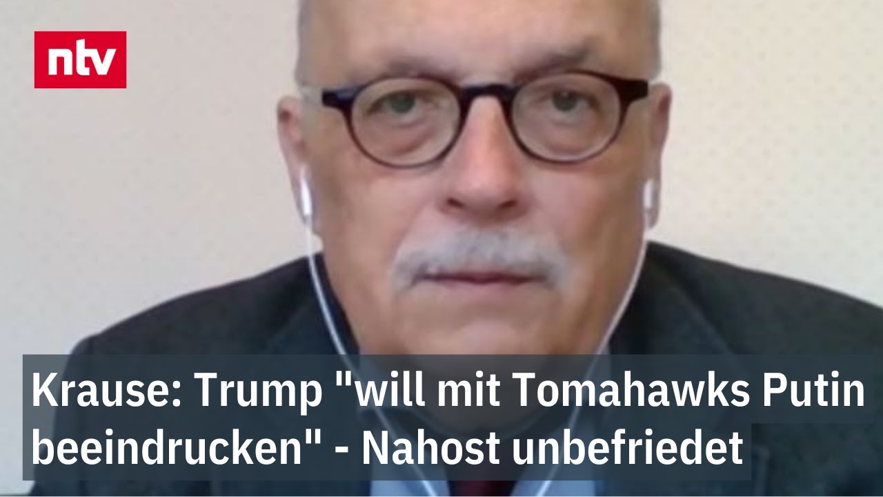 Trump "will mit Tomahawks Putin beeindrucken" - Ukraine nach Nahost-Frieden