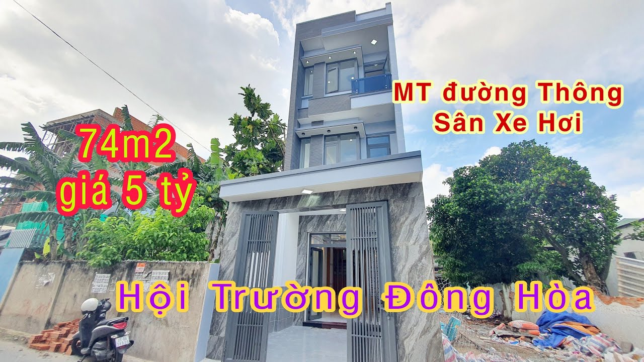 Bán nhà mặt tiền đường Nguyễn Công Hoan, Đông Hòa, Dĩ An video