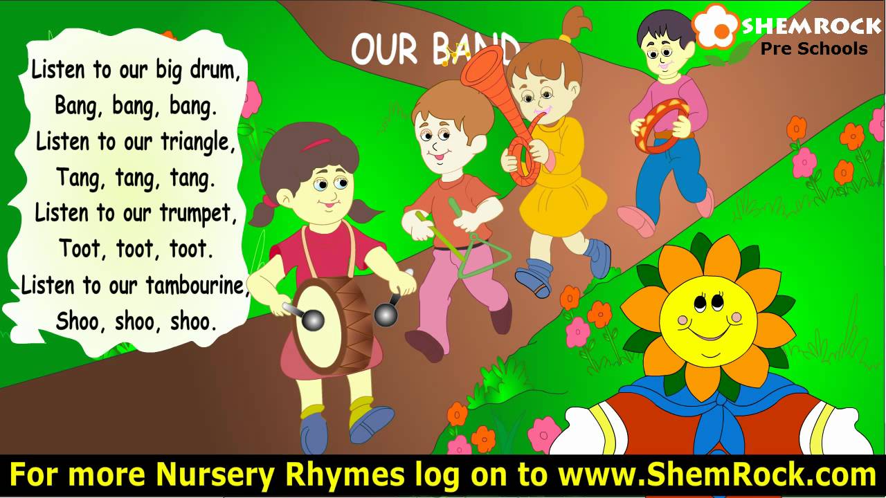 Nursery Rhymes Our Band Songs with lyrics - YouTube