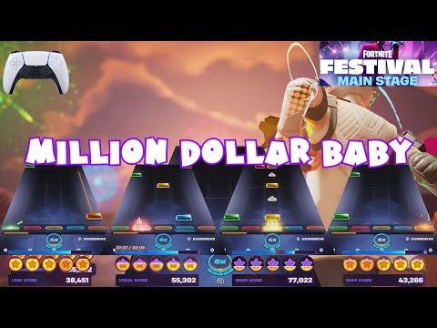 Million Dollar Baby by Tommy Richman - Fortnite Festival Expert Full Band (Controller)